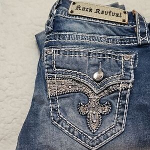 Rock Revival Embellished Denim Jeans